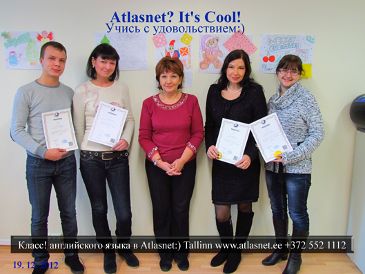 English in Tallinn. Atlasnet! English in Tallinn. Atlasnet!